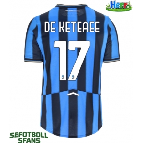 Atalanta Charles De Ketelaere #17 Hemmatröja 2025-26 Kortärmad